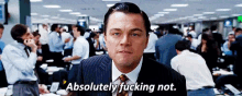Absolutely Fucking Not GIF - Nope Wolfofwallstreet GIFs