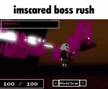 Imscared Imscared Boss Rush GIF - Imscared Imscared Boss Rush Awful Twine GIFs