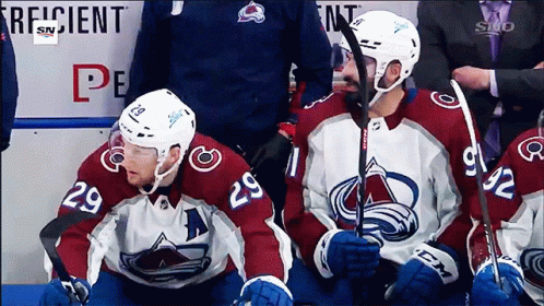 NHL GIFs on X: Nathan MacKinnon WOW. #StanleyCup