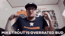 Mike Trout Trout GIF - Mike Trout Trout Overrated GIFs