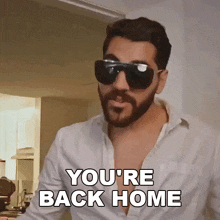 You'Re Back Home Rudy Ayoub GIF - You'Re Back Home Rudy Ayoub Glad You'Re Back GIFs