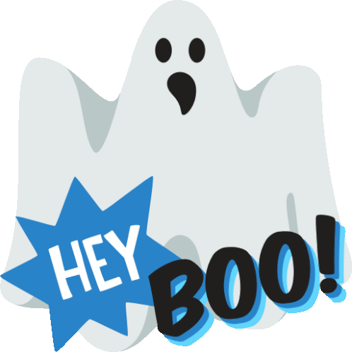 Hey Boo Halloween Party Sticker - Hey Boo Halloween Party Joypixels Stickers