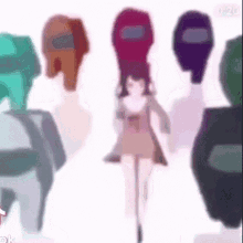 Among Us Anime GIF - Among Us Anime Dance GIFs