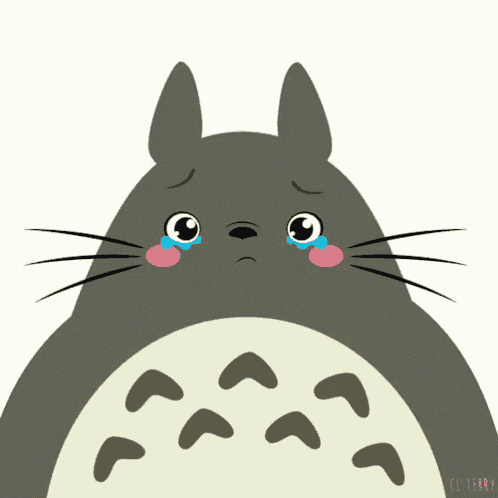 Totoro Crying Gif Totoro Crying My Neighbor Totoro Discover Share Gifs