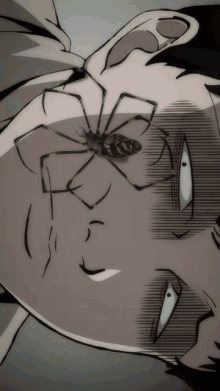 Junji Ito Souichi Tsujii Horror Anime White Graphic... - Depop