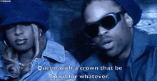 Methodman Queen W Ith A Crow That Be Down For Whatever GIF - Methodman Queen W Ith A Crow That Be Down For Whatever Mary J Blige GIFs