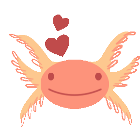 Love You Axolotl Axolotl Sticker - Love You Axolotl Love You Axolotl Stickers