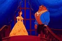 Beauty And The Beast Bow GIF - Beauty And The Beast Bow Couple GIFs