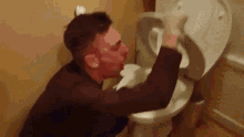 Wheres My Challenge Paul Vomiting Into The Toilet GIF - Wheres My Challenge Paul Vomiting Into The Toilet Puke GIFs