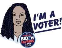 Im A Voter Joe Biden Sticker - Im A Voter Joe Biden Biden Harris Stickers