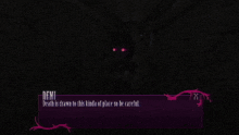 demi says " oh yeah i got this from death " in the dark