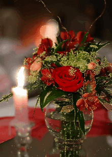 Candle Flowers GIF