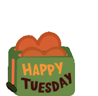 Tuesday Sticker - Tuesday Stickers