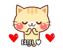 Estel Cat GIF - Estel Cat Cat Love GIFs