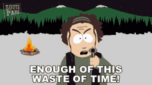 Enough Of This Waste Of Time Elder Garth GIF - Enough Of This Waste Of Time Elder Garth South Park GIFs