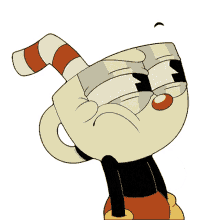 cross arms cuphead the cuphead show angry mad