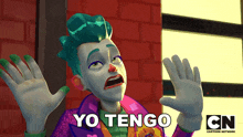 Yo Tengo La Ventaja Joker GIF - Yo Tengo La Ventaja Joker Batwheels 2302 GIFs
