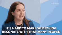 Its Hard To Make Something Resonate With That Many People Difficult GIF - Its Hard To Make Something Resonate With That Many People Difficult Unique GIFs