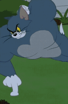 Arm Wrestle Tom And Jerry GIF