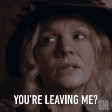 Youre Leaving Me Carey Mulligan GIF - Youre Leaving Me Carey Mulligan Saturday Night Live GIFs