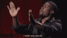 Clapping Kevin Hart GIF - Clapping Kevin Hart I Wish GIFs