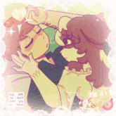 a drawing of a man and woman kissing with the words stay with me i don 't want you to leave below them