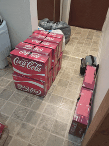 Cherry Coke To Take To Recycle GIF