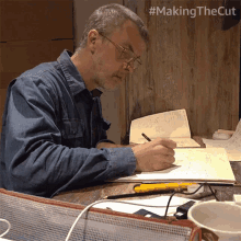 Writing Gary Graham GIF - Writing Gary Graham Making The Cut GIFs