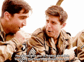 a man in a military uniform says hey frank this guy is reading an article over here