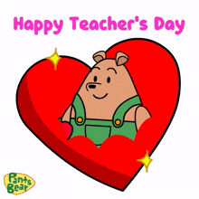 happy teachers day teachers day quotes pants bear love