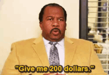 Give Me 200 Dollars GIF - Givemedollars The Office GIFs