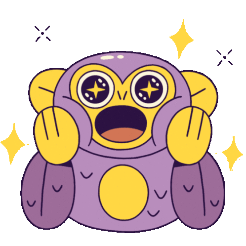 Very Surprised Monkey. Sticker