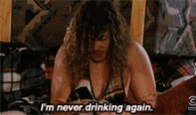 Never Drinking Again Dry January GIF - Never Drinking Again Dry January No Drinking GIFs