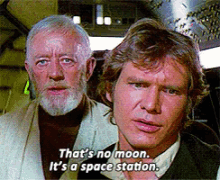 Thats No Moon GIF - Star Wars Harrison Ford Hans Solo GIFs