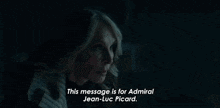 This Message Is For Admiral Jean Luc Picard Doctor Beverly Crusher GIF - This Message Is For Admiral Jean Luc Picard Doctor Beverly Crusher Star Trek Picard GIFs