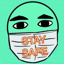 Covid19 Stay Safe GIF - Covid19 Stay Safe Mask On GIFs