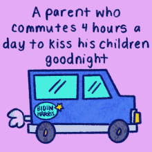 A Parent Who Commutes4hours A Day Kiss His Children Goodnight GIF - A Parent Who Commutes4hours A Day Kiss His Children Goodnight Be With Them In The Morning GIFs
