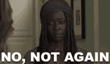 No, Not Again GIF - The Walking Dead Walking Dead The Walking Dead Series GIFs