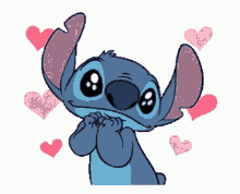 Te Amo Lilo And Stitch GIF - Te Amo Lilo And Stitch Hearts GIFs