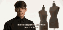 Lo And Behold GIF - Project Runway Unicorn Timothy GIFs