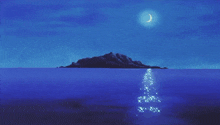 Anime Sea GIF - Anime Sea Night GIFs