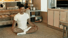 When Ppl Start Testing You But You Promised Yourself You'D Behave GIF - Zen Meditating Meditation GIFs