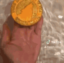Coin Bath Bomb GIF - Coin Bath Bomb Water GIFs