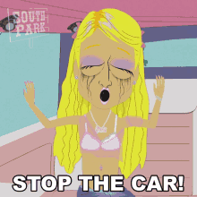 Stop The Car Paris Hilton GIF - Stop The Car Paris Hilton South Park GIFs