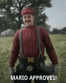 Mario Thumbs Up GIF - Mario Thumbs Up Approved GIFs