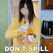Dont Spill Xiao GIF - Dont Spill Xiao Xiaorishu GIFs