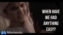 The Chosen Easy No GIF - The Chosen Easy No When Have We Ever Had It Easy GIFs