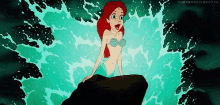 痛い　いたい　イタイ　アリエル　ありえる　ディズニー GIF - Ariel Little Mermaid Disney GIFs