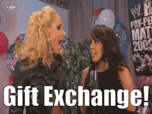Wwe Gift Exchange GIF - Wwe Gift Exchange Laycool GIFs