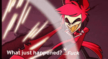 Hazbin Hotel Alastor GIF - Hazbin Hotel Alastor What Just Happened GIFs